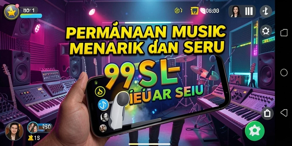 Tangkapan layar permainan music 99SL yang menarik dan seru.