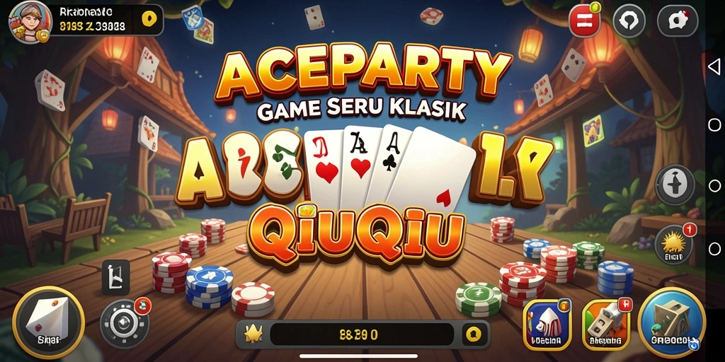Tampilan gameplay seru dari ACEPARTY QiuQiu