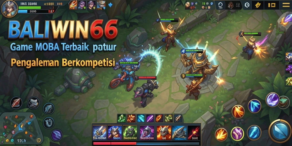 Gambaran seru dari pertarungan tim dalam BALIWIN66.