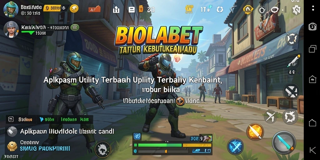 Tampilan screenshot dari aplikasi BIOLABET menunjukkan menu Utility yang lengkap.