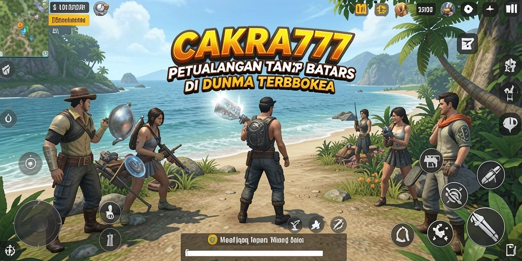 Tampilan gameplay menarik dari CAKRA777 di dunia terbuka.