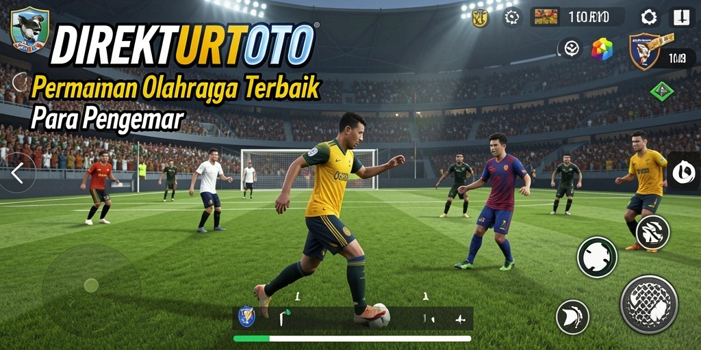 Tampilan gameplay olahraga yang menarik di DIREKTURTOTO.
