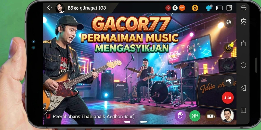Tampilan gameplay GACOR77 dengan berbagai lagu menarik.