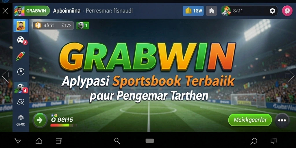 Tampilan screenshot utama GRABWIN dengan gameplay Sportsbook yang menarik.