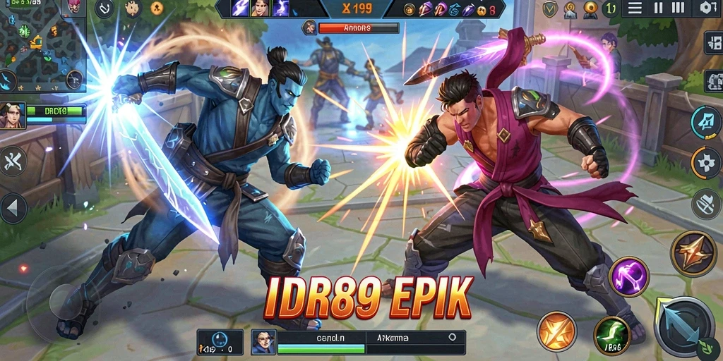 Gameplay seru dan berstrategi di IDR89, penuhi arena dengan aksi.