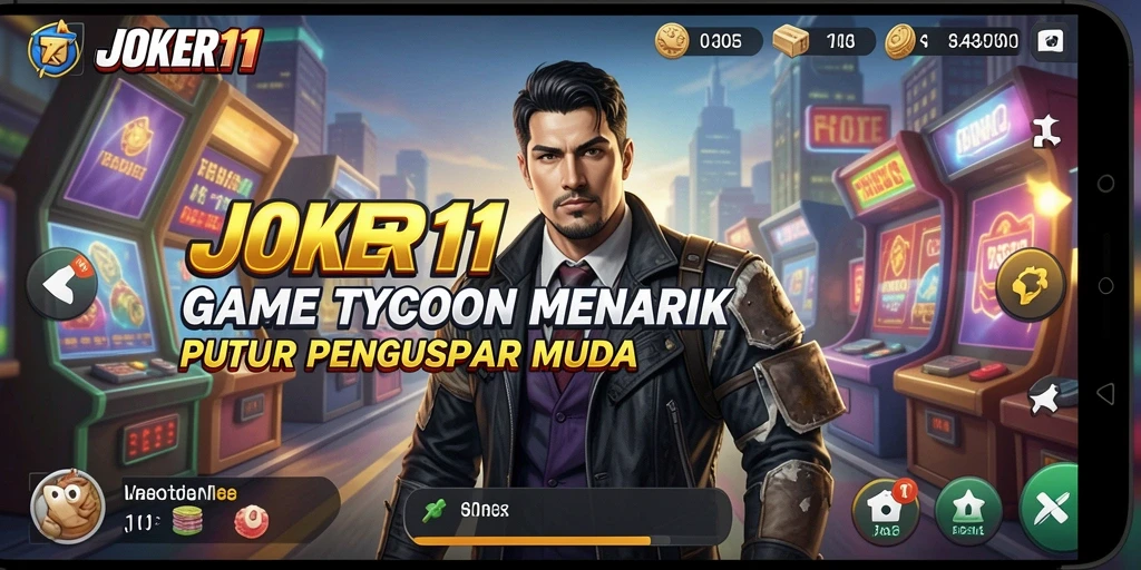 Gameplay seru JOKER11 yang penuh strategi Tycoon.