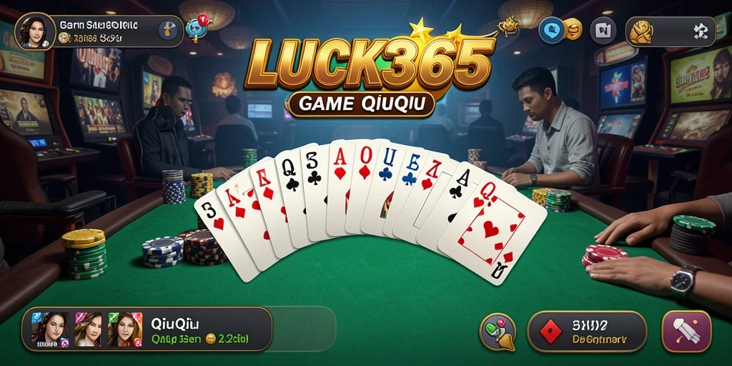 Screenshot gameplay LUCK365 menampilkan keseruan permainan QiuQiu.