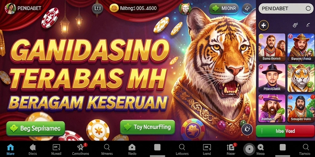 Screenshot gameplay PENIDABET menampilkan suasana Kasino yang menarik.