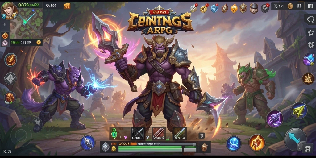 Screenshot gameplay yang menunjukkan aksi seru di dunia ARPG.