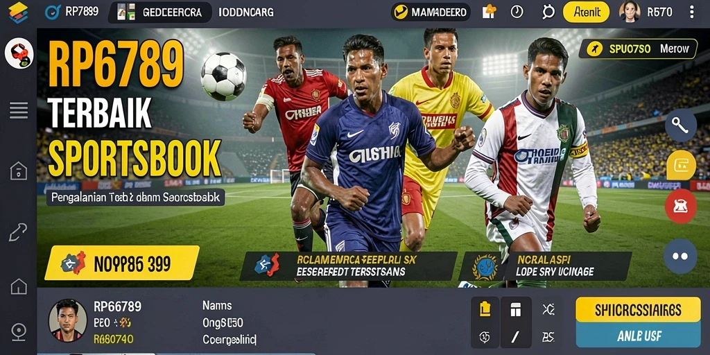 Tampilan gameplay mendebarkan dalam aplikasi Sportsbook RP6789.