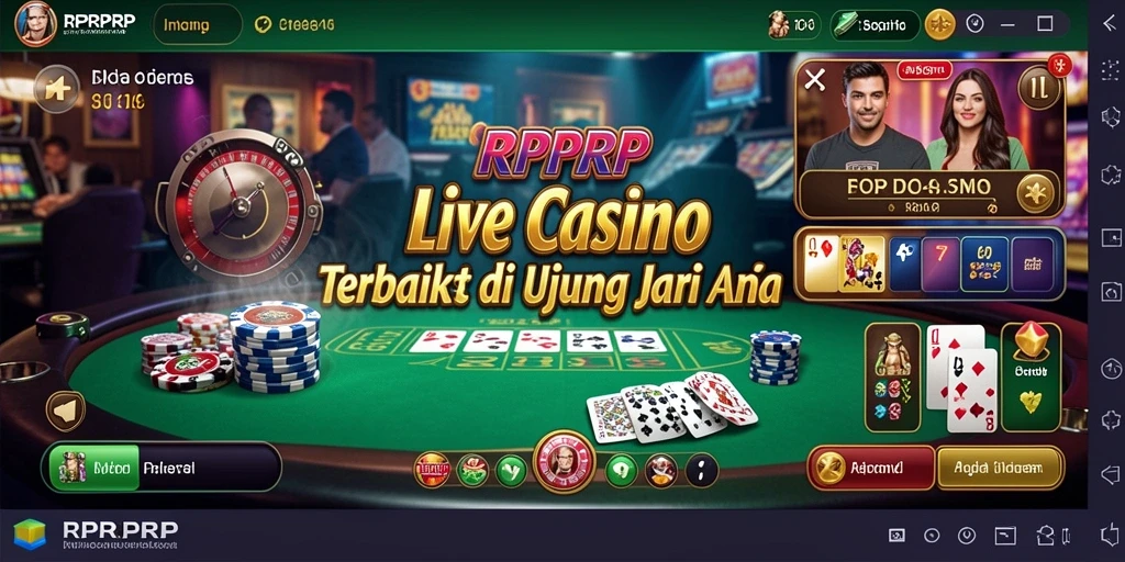 Tampilan gameplay seru dalam RPRPRP Live Casino.
