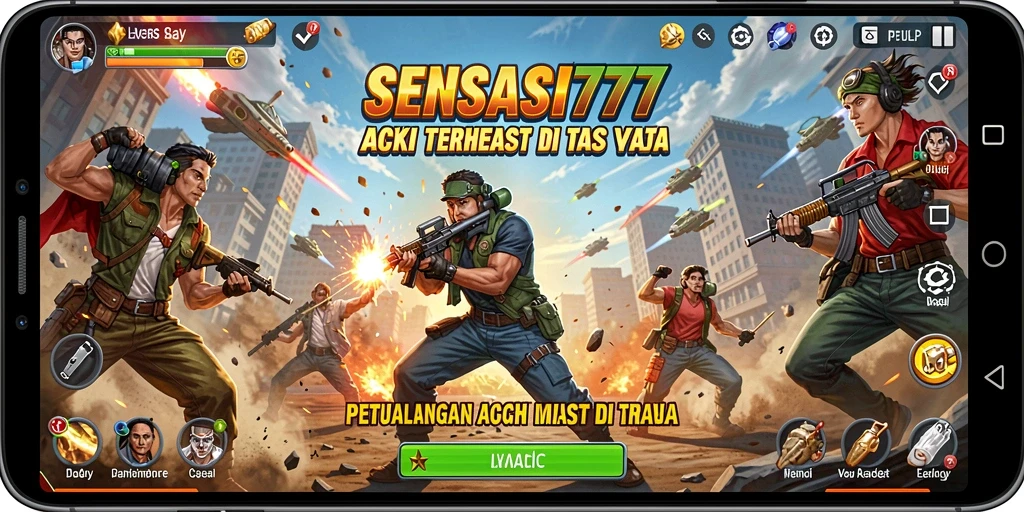Gameplay seru dengan grafis yang memukau dalam SENSASI777.