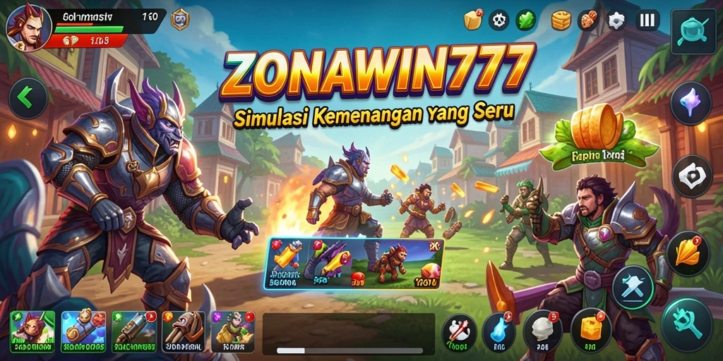 Gameplay ZONAWIN777 yang mendebarkan dan interaktif.